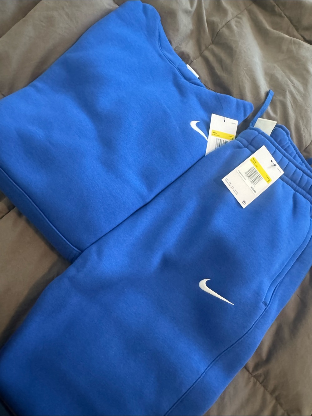 Nike Men’s Royal Blue Fleece Jogger Set